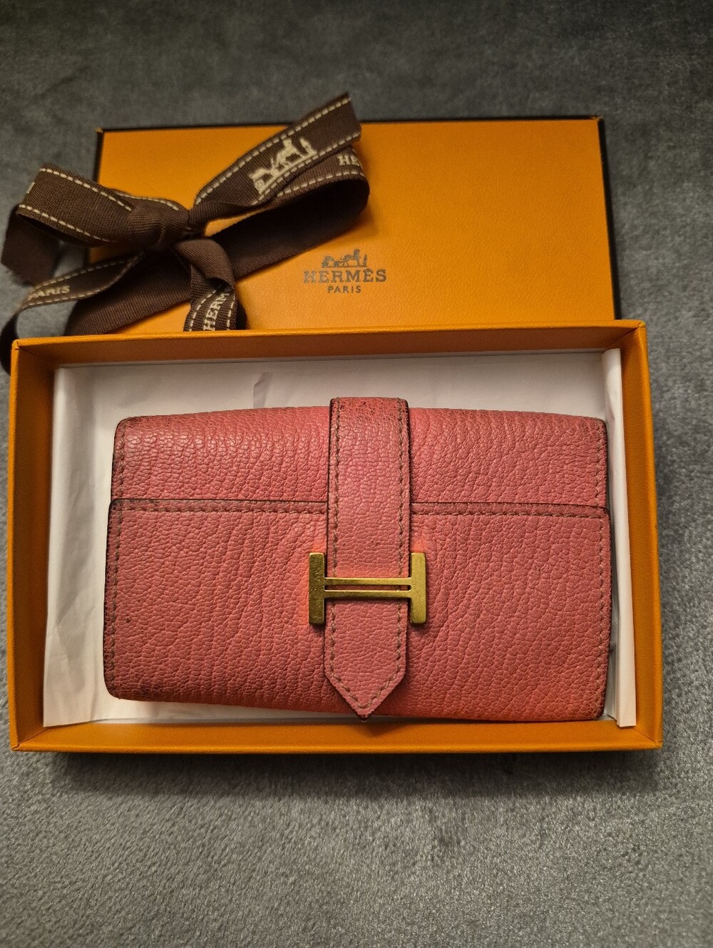 Hermes Bearn Key Holder Leather, Made In France